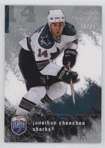 2007-08 Upper Deck Be a Player Platinum Player's Club /25 Jonathan Cheechoo #164