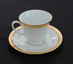 Noritake Signature Gold 4276 Footed Cup & Saucer Set. - Picture 1 of 9