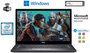 Dell Latitude 14" Light Gaming Laptop 32GB RAM 1TB SSD Intel Core i7 Windows 11 - Picture 1 of 10
