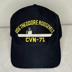 Casquette de baseball snapback vintage United States US Navy USS Theodore Roosevelt - Photo 1/5