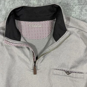 Age of Wisdom Shirt Mens Large Gray 1/4 Zip Long Sleeve Pullover - Picture 1 of 11