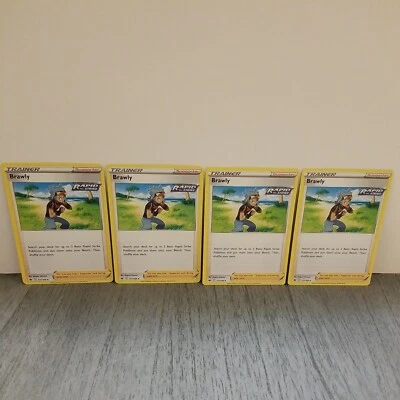 4x Pokémon TCG Brawly Chilling Reign 131/198 Uncommon NM Playset - Image 1 of 4
