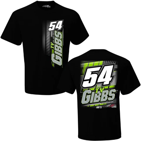 Ty Gibbs 2023 Checkered Flag Sports #54 Name & Number Tee FREE SHIP Cover