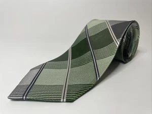 Van Hausen / cuadros verdes / longitud 59 pulgadas y ancho 3,25 pulgadas - Imagen 1 de 5