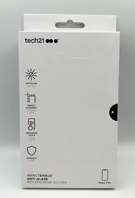 tech21 Impact Shield Anti-Glare Screen Protector for iPhone 11 Pro - Image 1 of 4
