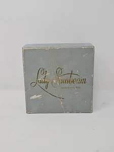 RASOIO VINTAGE LADY SUNBEAM SHAVEMASTER MODELLO LS Turchese SCATOLA ORIGINALE FUNZIONANTE - Foto 1 di 4