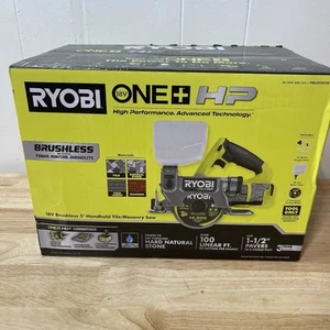 RYOBI ONE+ HP 18V Brushless Handheld 5 in Wet/Dry Masonry Tile Saw (Tool Only) - Picture 1 of 9