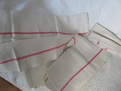 ancien torchon en coton - Photo 1/4