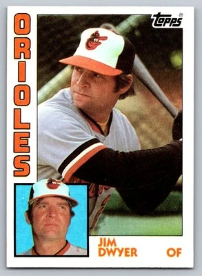 1984 Topps #473 Jim Dwyer Baltimore Orioles - Image 1 of 2
