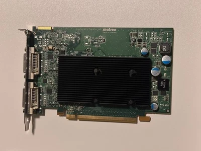 Tarjeta de video DVI doble estación de trabajo Matrox M9120-E512F 512 MB GDDR2 PCI-E x16 Foto 1 de 2