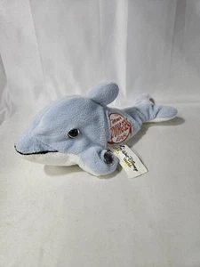 Walt Disney World Living Seas Epcot Delphin 16 Zoll Sitzsack weiches Plüschtier - Bild 1 von 7
