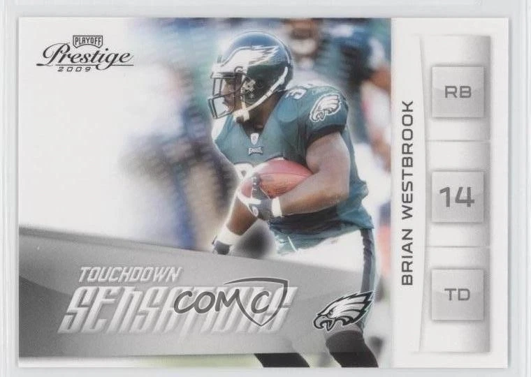 2009 Playoff Prestige Touchdown Sensations Brian Westbrook #6 - Image 1 of 2