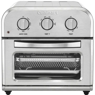 Cuisinart Compact AirFryer/Convection Toaster Oven - Stainless Steel (TOA-26) - Image 1 of 4