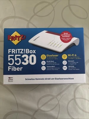 FRITZ!Box 5530 Fiber WLAN-Router für alle Glasfaseranschlüsse - Bild 1 von 3