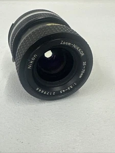 Nikon Zoom -Nikkor 35-70mm f/3.3-4.5 Obiettivo Manuale LEGGERE DESCRIZIONE - Foto 1 di 8