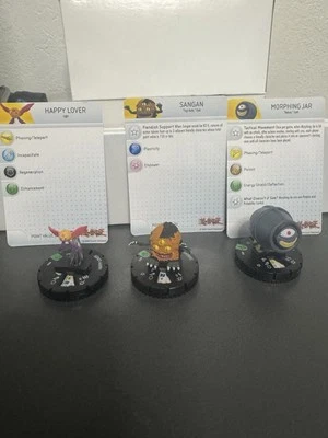 Heroclix YuGiOh! Tarro Morphing Serie 1 #031, #023 Sangan y #027 Happy Lover Foto 1 de 4