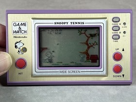 Nintendo Game & Watch Wide Screen Snoopy Tennis (SP-30) Original (1982)