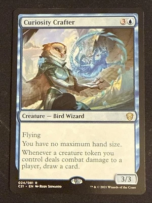 1x Curiosity Crafter (24) Commander 2021 LP MTG Magic the Gathering x1 MKE - Image 1 of 2