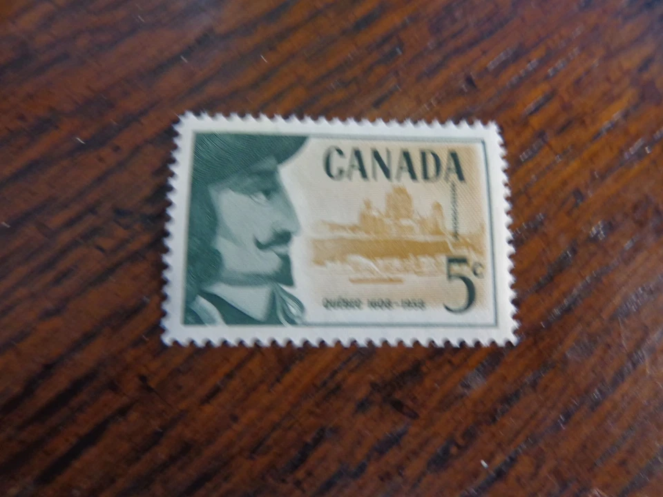 CANADA - Stamp - Sc# 379 - Champlain/Quebec - 1958 - MNH - F/VF - Image 1 of 1