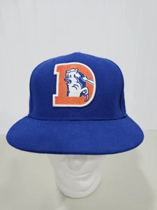 Cappello Denver Broncos Retro Logo Nuova Era 59Fifty Fitted Snapback - Foto 1 di 9