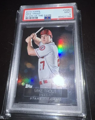 Topps Stars of the Game 2019 #SSB2 Mike Trout Los Angels PSA 9 Foto 1 de 3