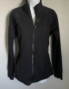 Fabletics Jacke Damen Large schwarz durchgehender Reißverschluss Belüftungstaschen sportliche Leistung - Bild 1 von 14