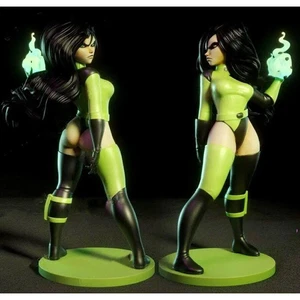 1/18 100mm 3D Print Superhero Model Kit Green Lantern Beautiful Girl Unpainted - Picture 1 of 2