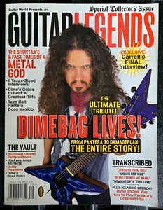 VTG Guitar World Pantera Dimebag Darrell Guitar Legends # 79 Collectors 2005 - Bild 1 von 5