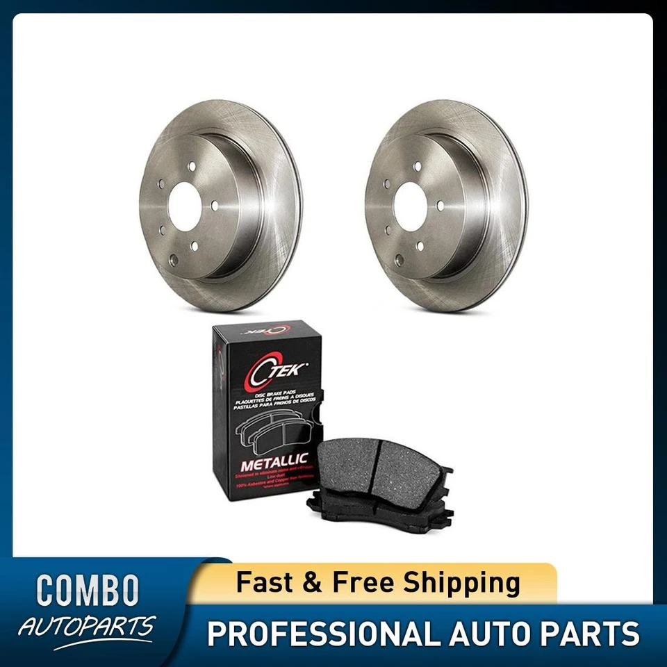 Комплект задних дисковых тормозных колодок дисковый тормоз ротор подходит для BMW X6 2008-2015 годов выпуска - Изображение 1 из 4