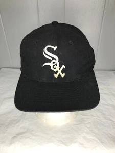De colección MLB Chicago White Sox Logo Liso Lana Réplica Snapback Gorra Gorra Gorra - Imagen 1 de 9