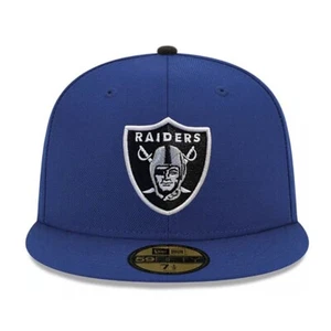 Sombrero Gorra Las Vegas Oakland Raiders NFL Auténtico Nueva Era 59FIFTY - Imagen 1 de 2