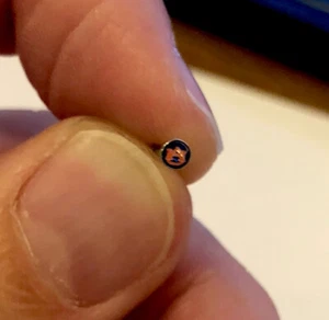 Auburn University “AU” nose ring 18ga. - Picture 1 of 3