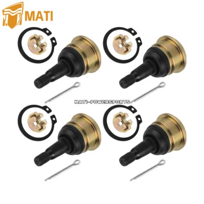 For Yamaha YFZ450R Upper Lower Ball Joints Kit #5LP-23579-00-00 2009-2024 4 Pack - Image 1 of 4