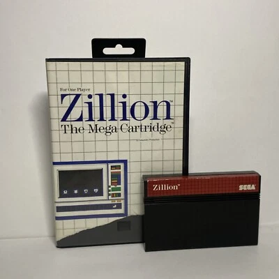 Zillion (Sega Master System, 1987) - Tested, CIB (No Manual) - Image 1 of 3