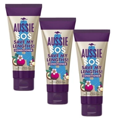 PROCTER & GAMBLE Aussie Conditioner SOS save My Lengths Instant 200ml - 3 PACK