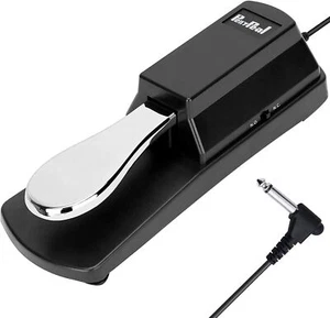 Upgraded Sustain Pedal Universal Pedal for Keyboard Digital Pianos Foot Pedal 6' - Picture 1 of 9