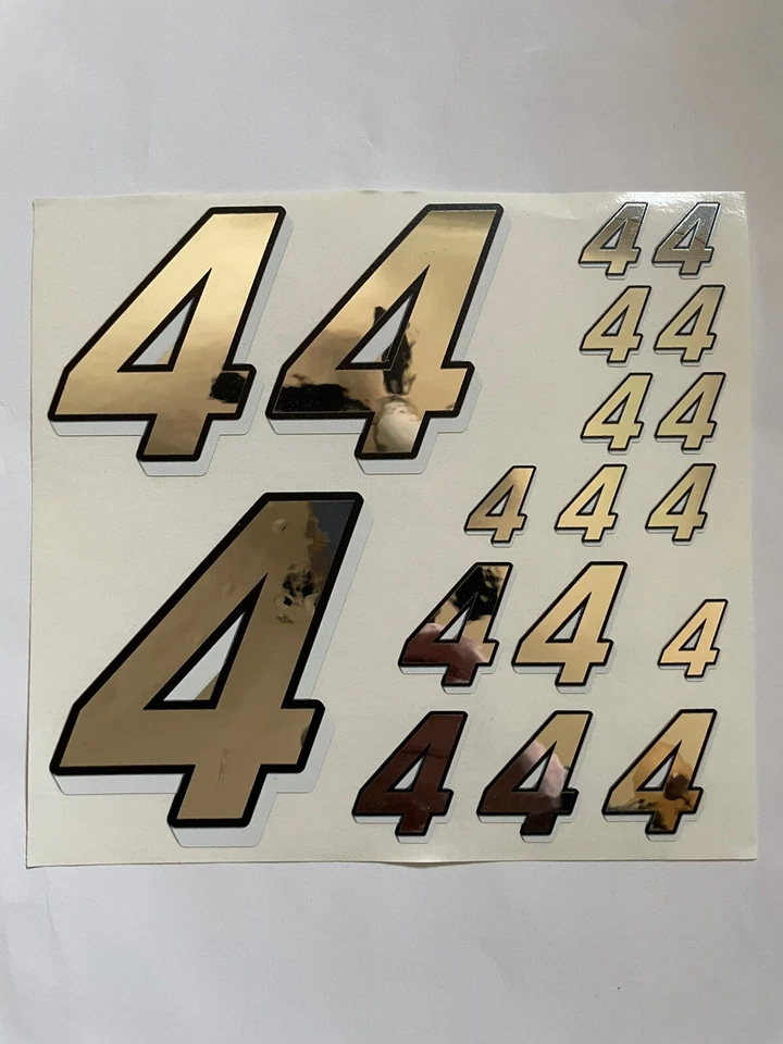 Descuento Cromo Plata con Blanco y Negro #4 R/C Caja L Foto 1 de 4