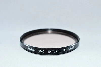 Vivitar 55 mm VMC (Vivitar Multi-Coated) Skylight (1A) Screw-In FilterUSA(V-233) - Image 1 of 3