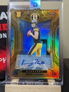 2022 Gold Standard Kenny Pickett Steelers Rookie Autograph Platinum /25 #104