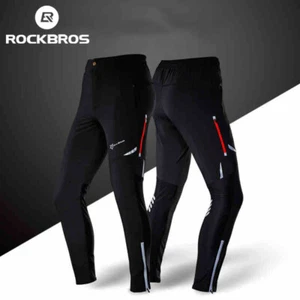 RockBros Cycling Pants Breathable Elastic Casual Tights Sports Long Trousers UK - Picture 1 of 7