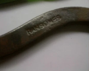 RANSOMES large VINTAGE S SHAPE SPANNER, Tractor, Stationary Engine, Farm Machine - Picture 1 of 3