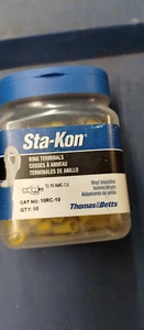 Sta-Kon RC10-10 Ringklemme, Standard, Nylon isoliert, 1 Zoll 12-10AWG (50PK) - Bild 1 von 2