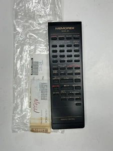 Memorex Model 88 TV VCR Remote Control, Black - OEM NOS for Model 88 VCR - Picture 1 of 2