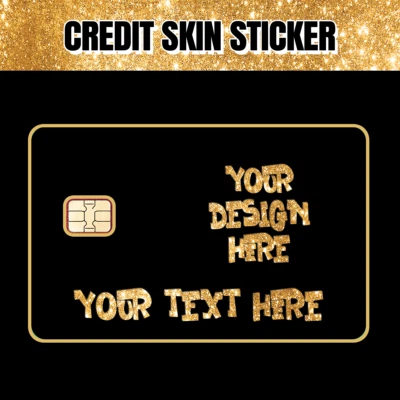 HADATKA1921 Custom Debit Credit Card Stickers, Funny Debit Card Skin Cover Stickers