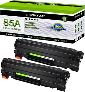 Cartucho de tóner compatible para HP CE285A 85A Laserjet Pro P1102W M1212nf, paquete de 2 - Imagen 1 de 9