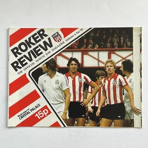 Sunderland v Crystal Palace 1977/78 Football Programme Roker Park - Picture 1 of 1