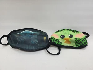 Set Lot Of 2 Mandalorian Baby Yoda The Child Masks - Picture 1 of 1