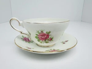 Tazza da tè e piattino Royal Prince Bone China Fondeville Rose England rose rosa - Foto 1 di 16
