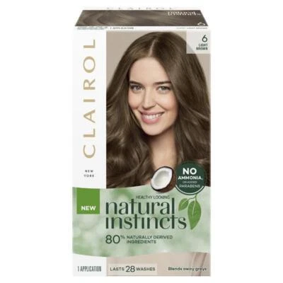 CLAIROL Natural Instincts 6 Light Brown - image 1 of 4