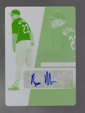 2019 Ryan Meisinger Absolute Rookie Auto Printing Plates Black Cardinals 1/1